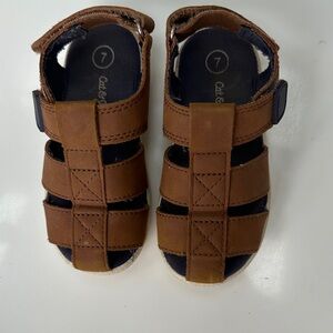 Cat & Jack brown sandals size 7